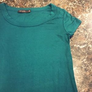 The Limited Scoop Neck Blouse-Teal